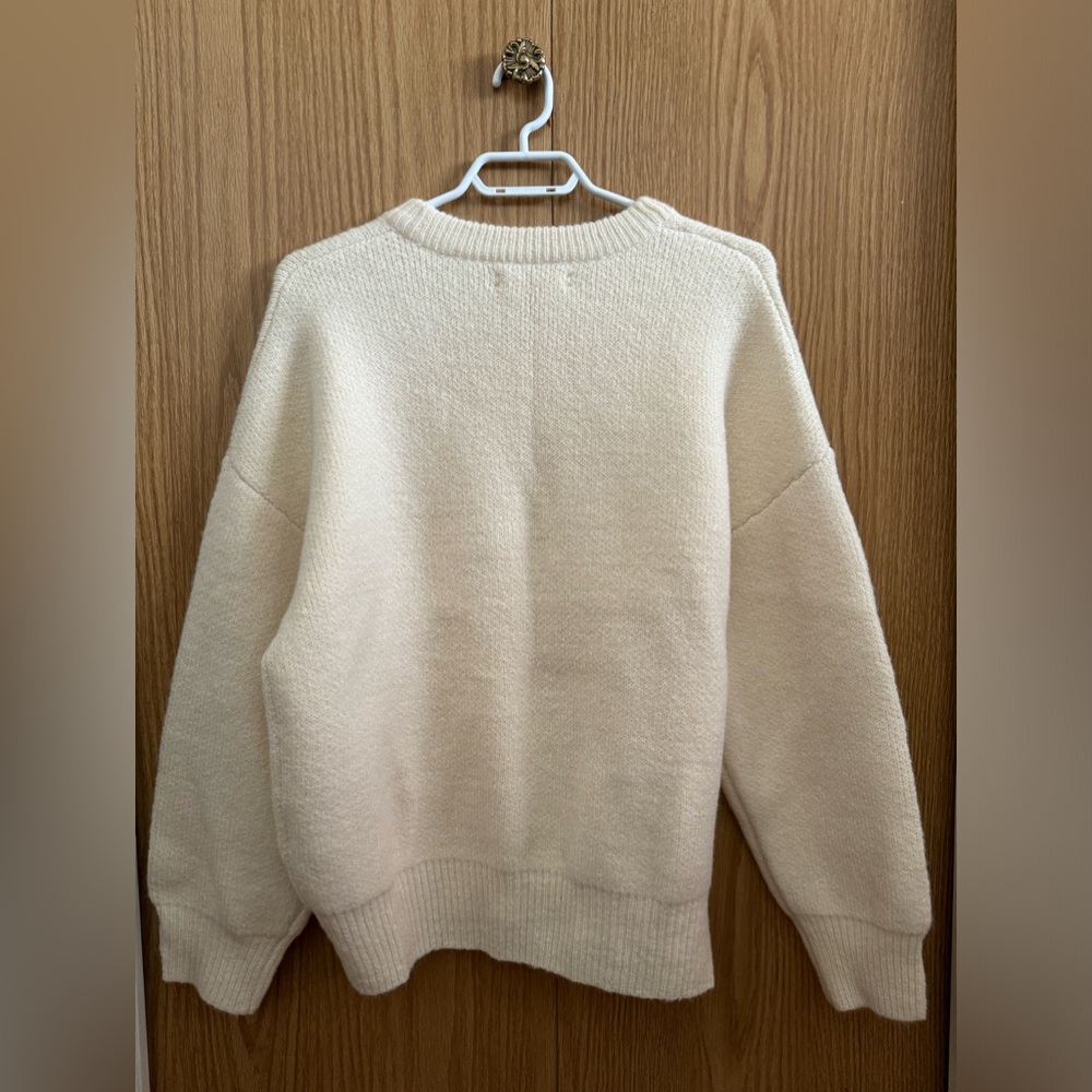 Oak and Fort Cream Oversized Sweater